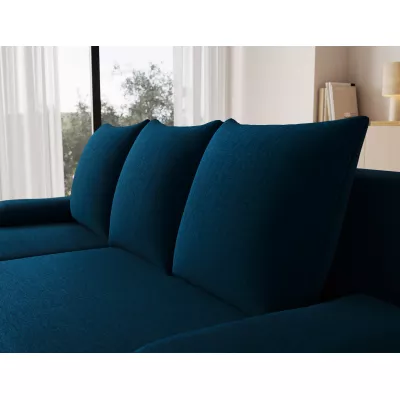 Klappbares Ecksofa BLAISE - Dunkelblau