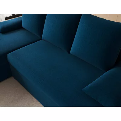 Klappbares Ecksofa BLAISE - Dunkelblau