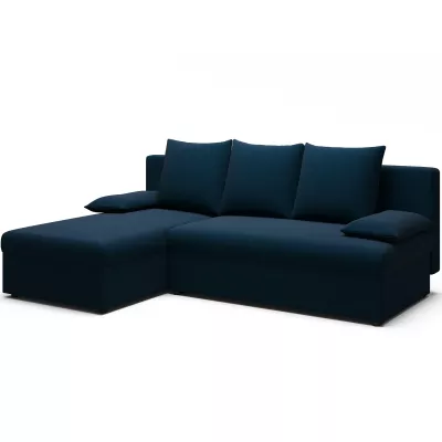 Klappbares Ecksofa BLAISE - Dunkelblau