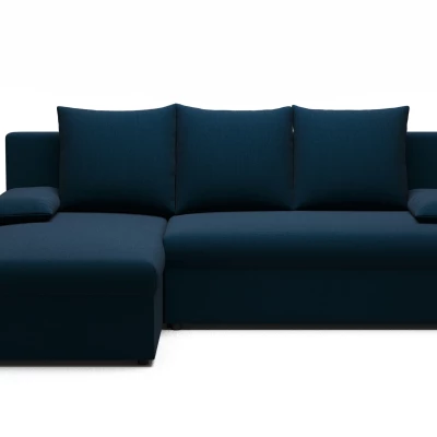 Klappbares Ecksofa BLAISE - Dunkelblau