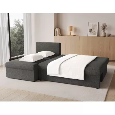 Klappbares Ecksofa BLAISE - Anthrazit