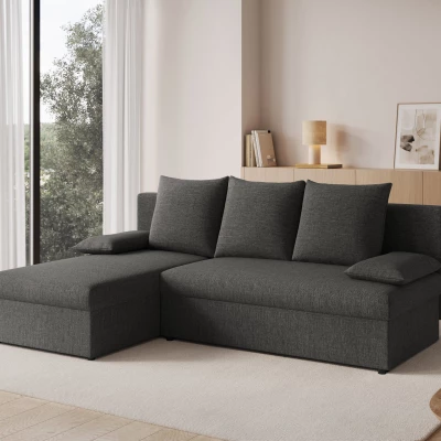 Klappbares Ecksofa BLAISE - Anthrazit