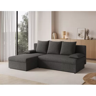 Klappbares Ecksofa BLAISE - Anthrazit