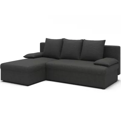 Klappbares Ecksofa BLAISE - Anthrazit
