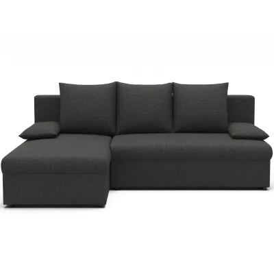 Klappbares Ecksofa BLAISE - Anthrazit