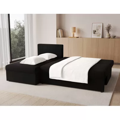 Klapp-Ecksofa BLAISE - schwarz
