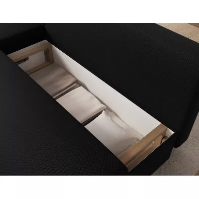 Klapp-Ecksofa BLAISE - schwarz