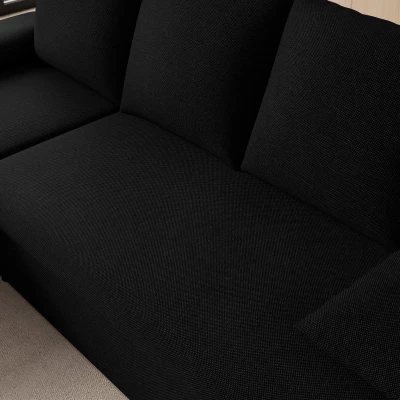 Klapp-Ecksofa BLAISE - schwarz