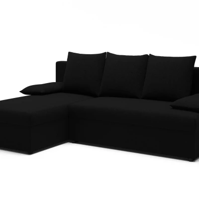 Klapp-Ecksofa BLAISE - schwarz