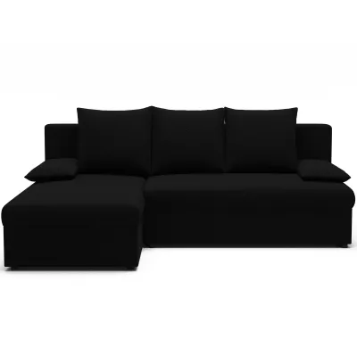 Klapp-Ecksofa BLAISE - schwarz