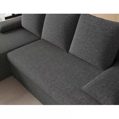 Klapp-Ecksofa BLAISE – Dunkelgrau