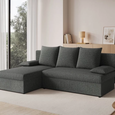 Klapp-Ecksofa BLAISE – Dunkelgrau