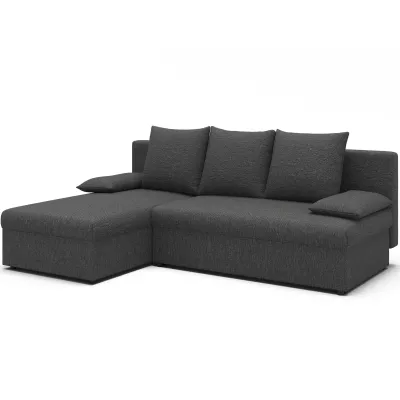 Klapp-Ecksofa BLAISE – Dunkelgrau