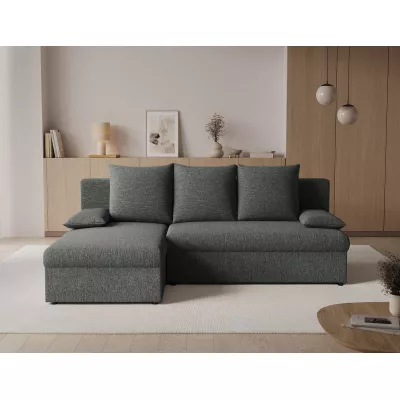 Klapp-Ecksofa BLAISE – Dunkelgrau