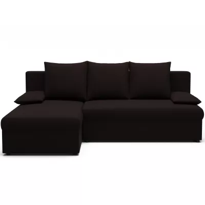 Klapp-Ecksofa BLAISE - dunkelbraun