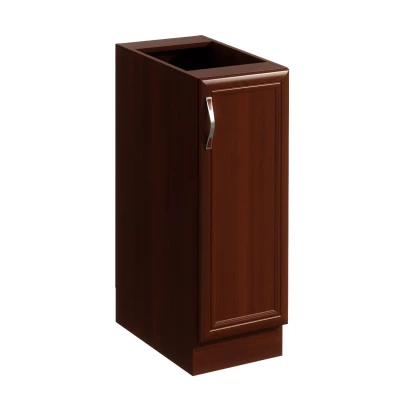 Unterschrank mit einer Tür, SILVARA – Breite 30 cm, Nussbaum, Echtholz-Finish