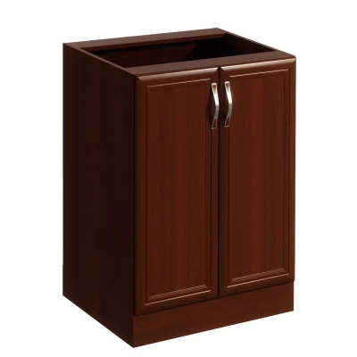Unterschrank SILVARA mit zwei Türen – Breite 60 cm, Nussbaum