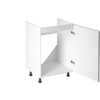 LUMEA Unterschrank für Spülbecken – Breite 60 cm, grau/weiß