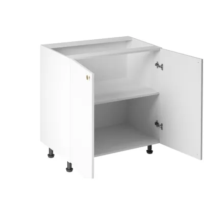 LUMEA zweitüriger Spülenunterschrank – Breite 80 cm, weiß