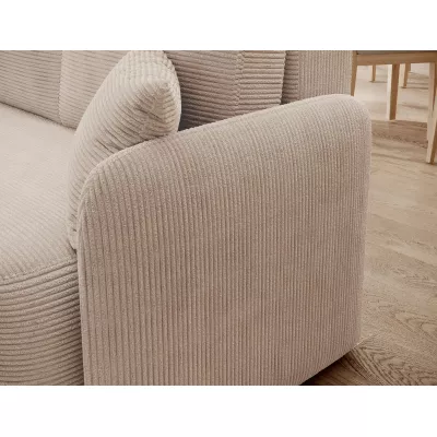 Kleine Sofagarnitur TAHLIA – hellbeige, linke Ecke