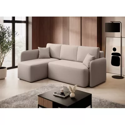 Kleine Sofagarnitur TAHLIA – beige, linke Ecke