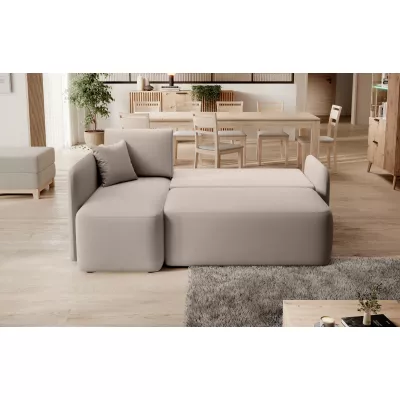 Kleine Sofagarnitur TAHLIA – beige, linke Ecke