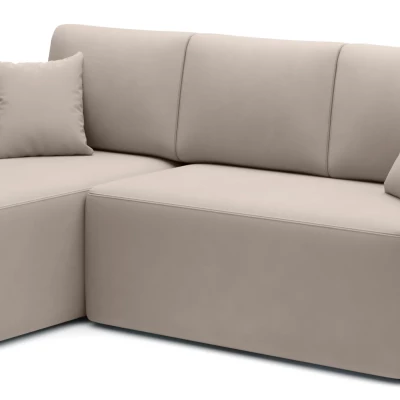 Kleine Sofagarnitur TAHLIA – beige, linke Ecke