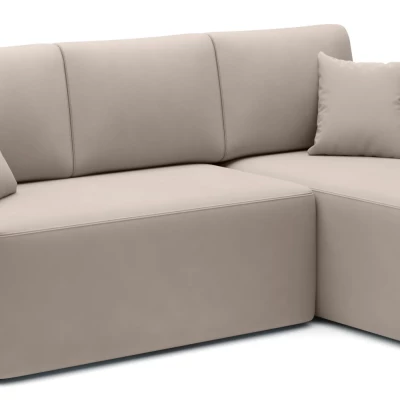 Kleine Sofagarnitur TAHLIA – beige, rechte Ecke