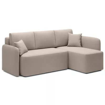 Kleine Sofagarnitur TAHLIA – beige, rechte Ecke