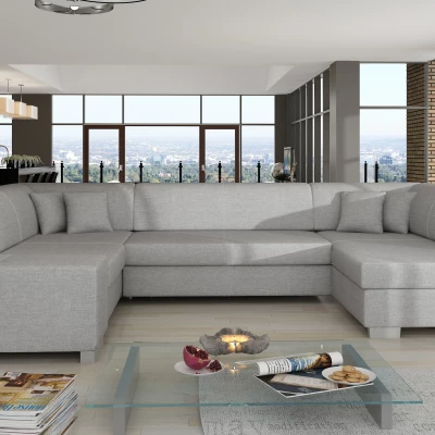 Große U-förmige Sofagarnitur KAIRI – Esche, echtes Design