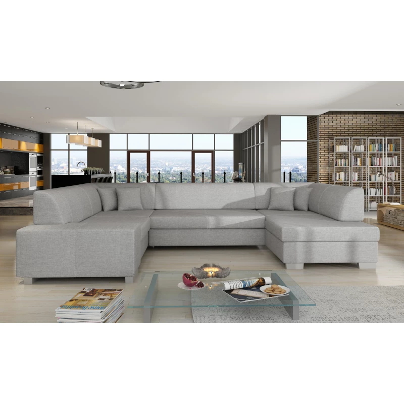 Große U-förmige Sofagarnitur KAIRI – Esche, echtes Design