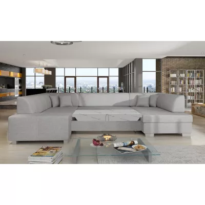 Große U-förmige Sofagarnitur KAIRI – Esche, echtes Design