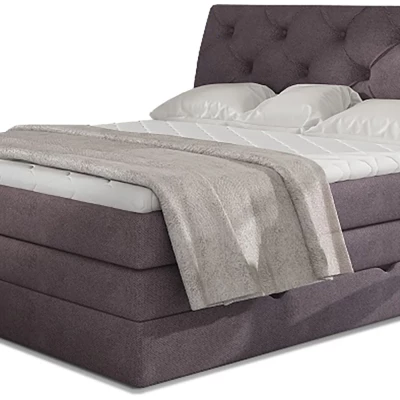 Boxspringbett 140x200 VORVIRO - helllila