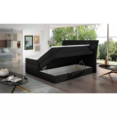 Boxspringbett 140x200 VORVIRO - helllila