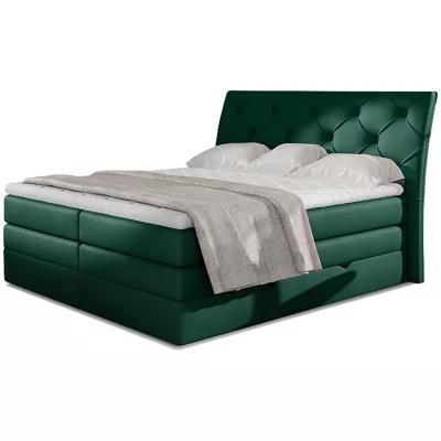 Boxspringbett 140x200 VORVIRO - grün