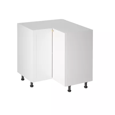 LUMEA Eckunterschrank – 79 x 79 cm, weiß