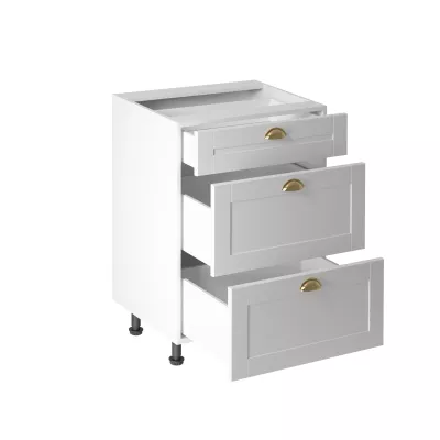 LUMEA Unterschrank mit Schublade – Breite 60 cm, weiß