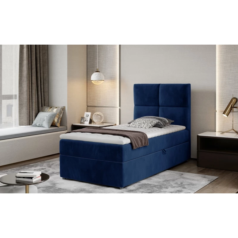Einzelbett (kontinental) 90x200 RRVIO - dunkelblau