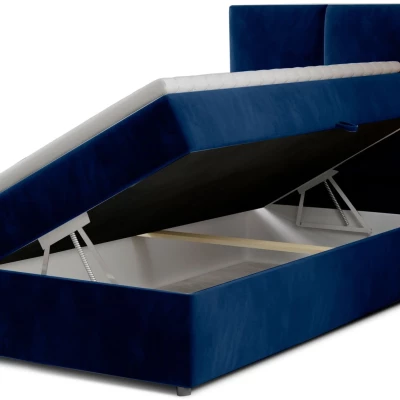 Einzelbett (kontinental) 90x200 RRVIO - dunkelblau