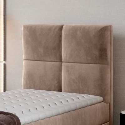 Einzelbett (90x200 cm) RENVIO - hellbraun