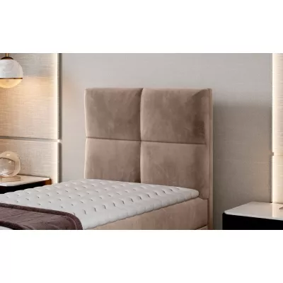 Einzelbett (90x200 cm) RENVIO - hellbraun