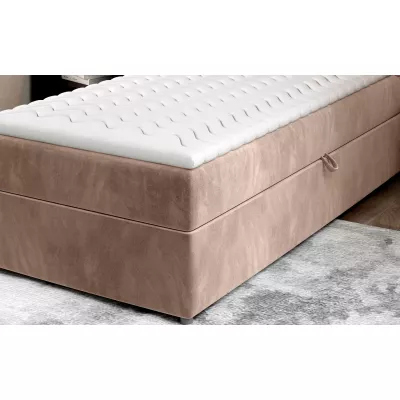 Einzelbett (90x200 cm) RENVIO - hellbraun
