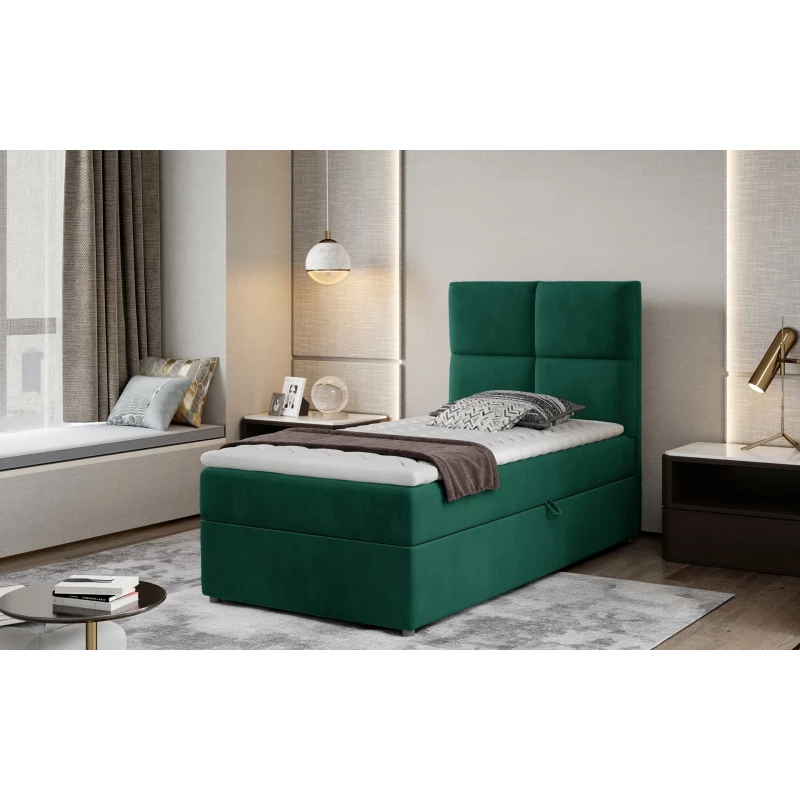 Einzelbett (kontinental) 90x200 RENVIO - grün