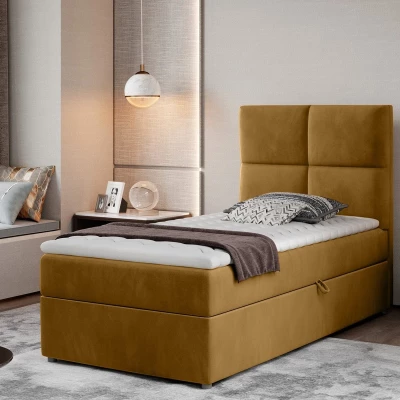 Einzelbett 90x200 RRVIO - gelb