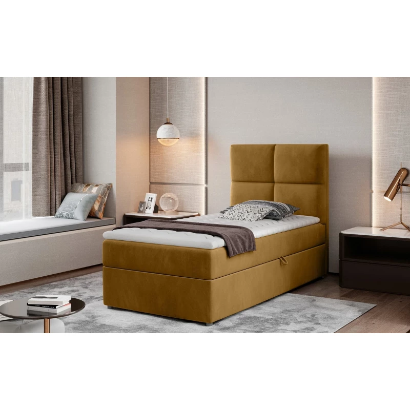 Einzelbett 90x200 RRVIO - gelb