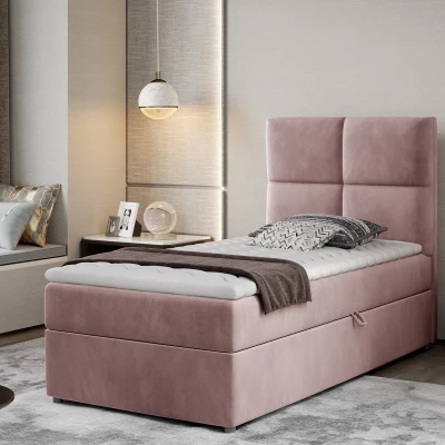 Einzelbett (kontinental) 90x200 RRVIO - rosa