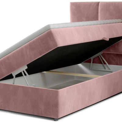 Einzelbett (kontinental) 90x200 RRVIO - rosa