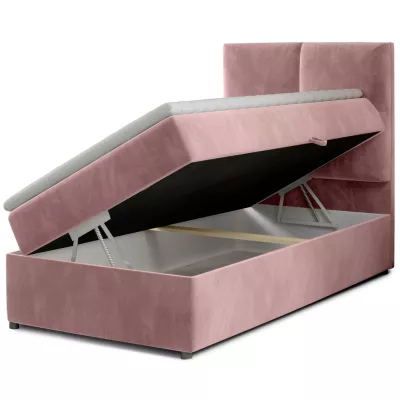 Einzelbett (kontinental) 90x200 RRVIO - rosa