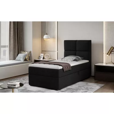 Einzelbett (kontinental) 90x200 RRVIO - schwarz