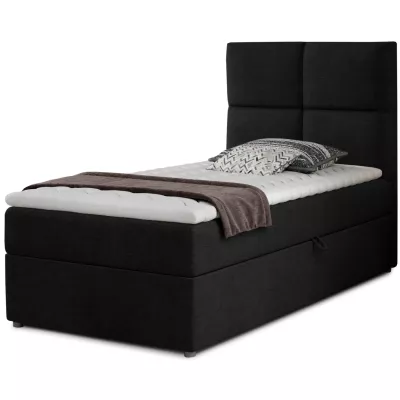 Einzelbett (kontinental) 90x200 RRVIO - schwarz